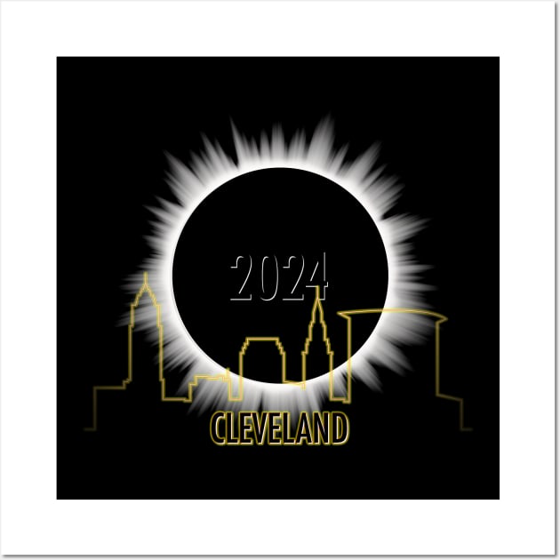 Eclipse 2024 - Cleveland Wall Art by C|D Designs